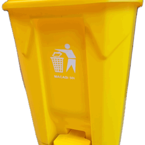 Papelero con pedal 50 litros