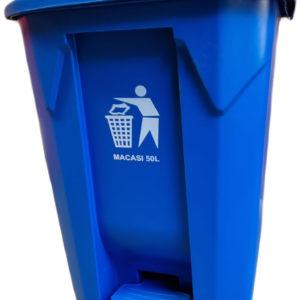 Papelero con pedal 50 litros