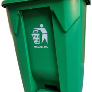 Papelero con pedal 50 litros